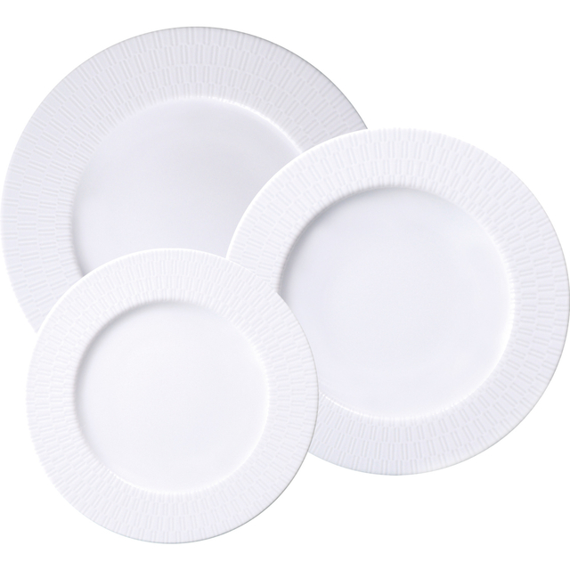 Tramon Porcelain - סט צלחות פורצלן 12 חלקים SANTORINI