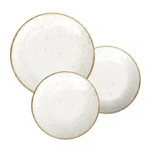 Tramontina - סט צלחות פורצלן 12 חלקים RUSTIC BROWN