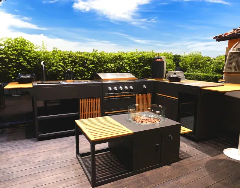 מטבח חוץ מודולארי - אולם תצוגה גזר