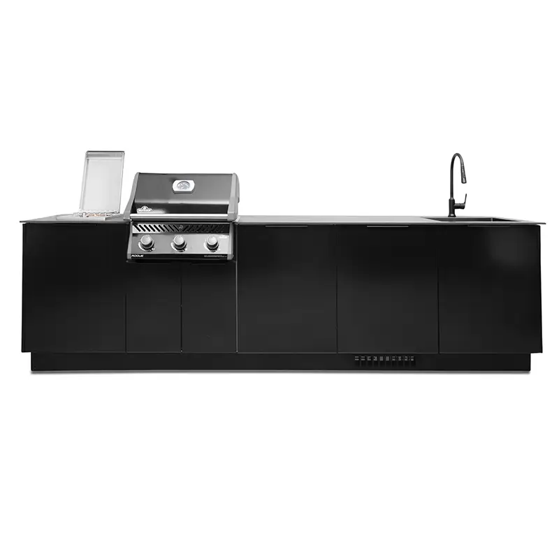 מטבח חוץ - יוניקורן (שחור) MY TOP - אולם תצוגה חיפה