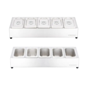 Cozze - דיספנסר תוספות לפיצה 5 תאים