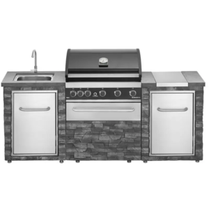 מטבח חוץ סטון איילנד בשילוב גריל גז  GT5 - Grandpro BI