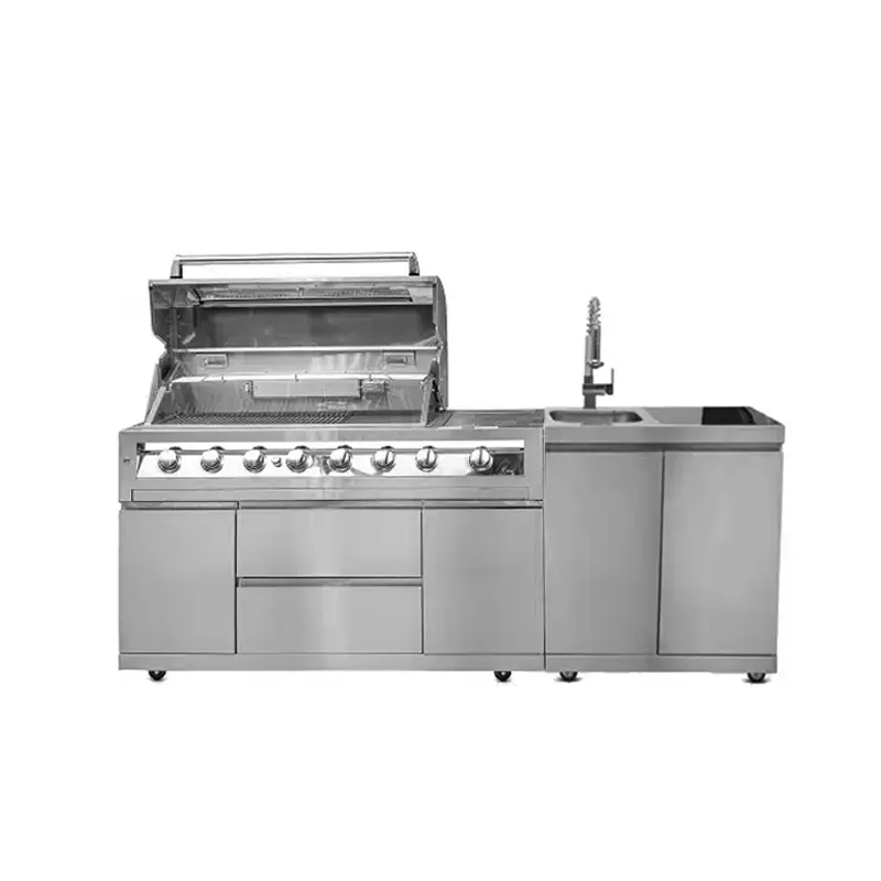 מטבח CAESAR Julius Novell 6 - גריל + יחידת וכיור